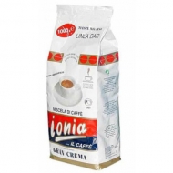 Ionia Gran Crema (Иония Гран Крема), кофе в зернах (1кг), вакуумная упаковка и кофемашина с автоматическим капучинатором, за мкад
