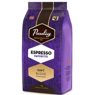 Кофе в зернах Paulig Espresso Favorito (Паулиг Эспрессо Фаворито) 1кг, вакуумная упаковка